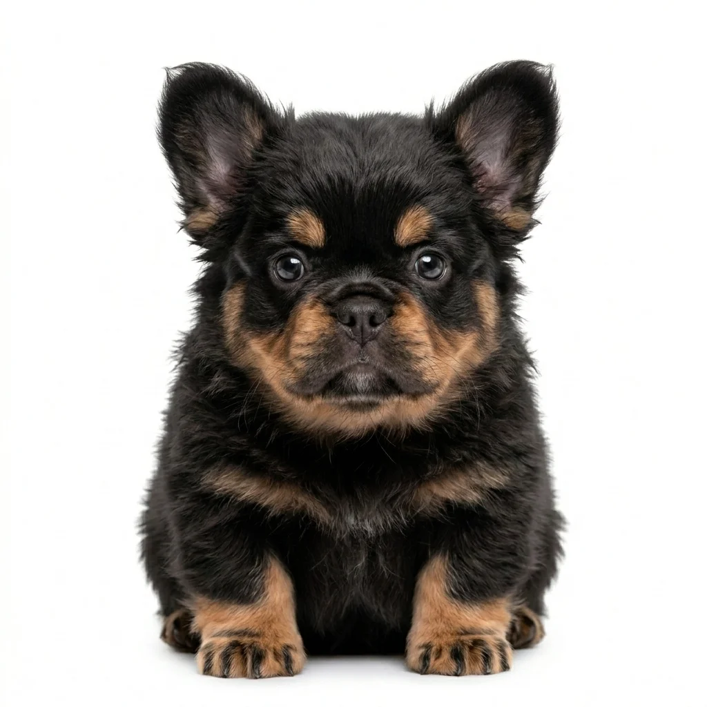 Bulldog Francés Fluffy Black and Tan en Ciudad de México