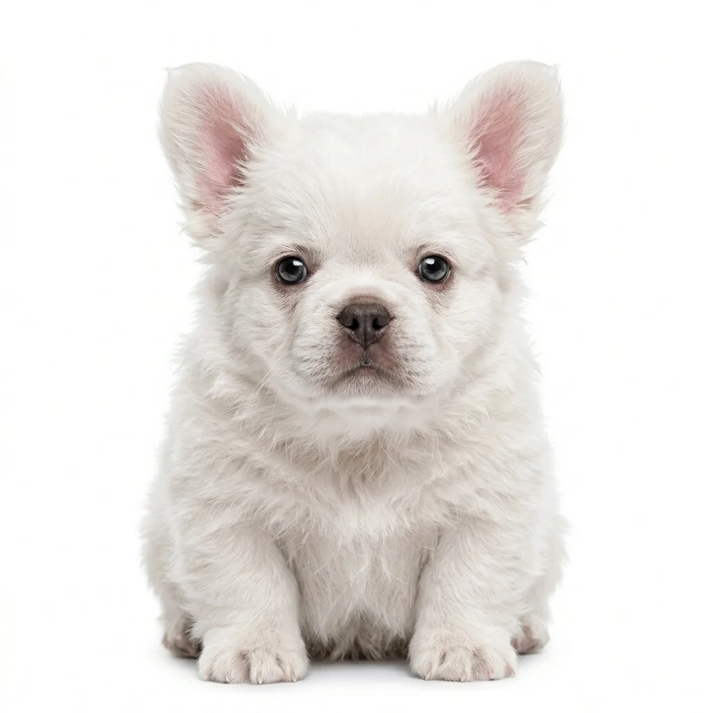 Bulldog Francés Fluffy Blanco en Ciudad de México