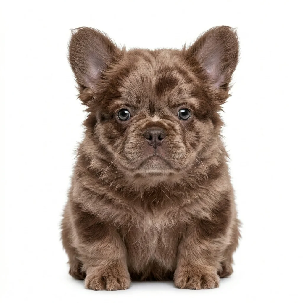Bulldog Francés Fluffy Chocolate Merle en Ciudad de México