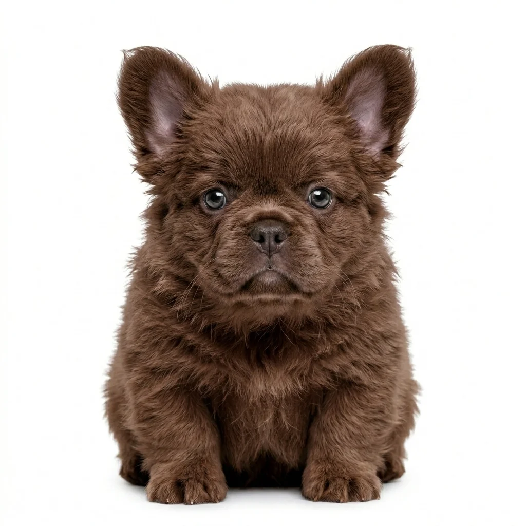 Bulldog Francés Fluffy Chocolate en Ciudad de México