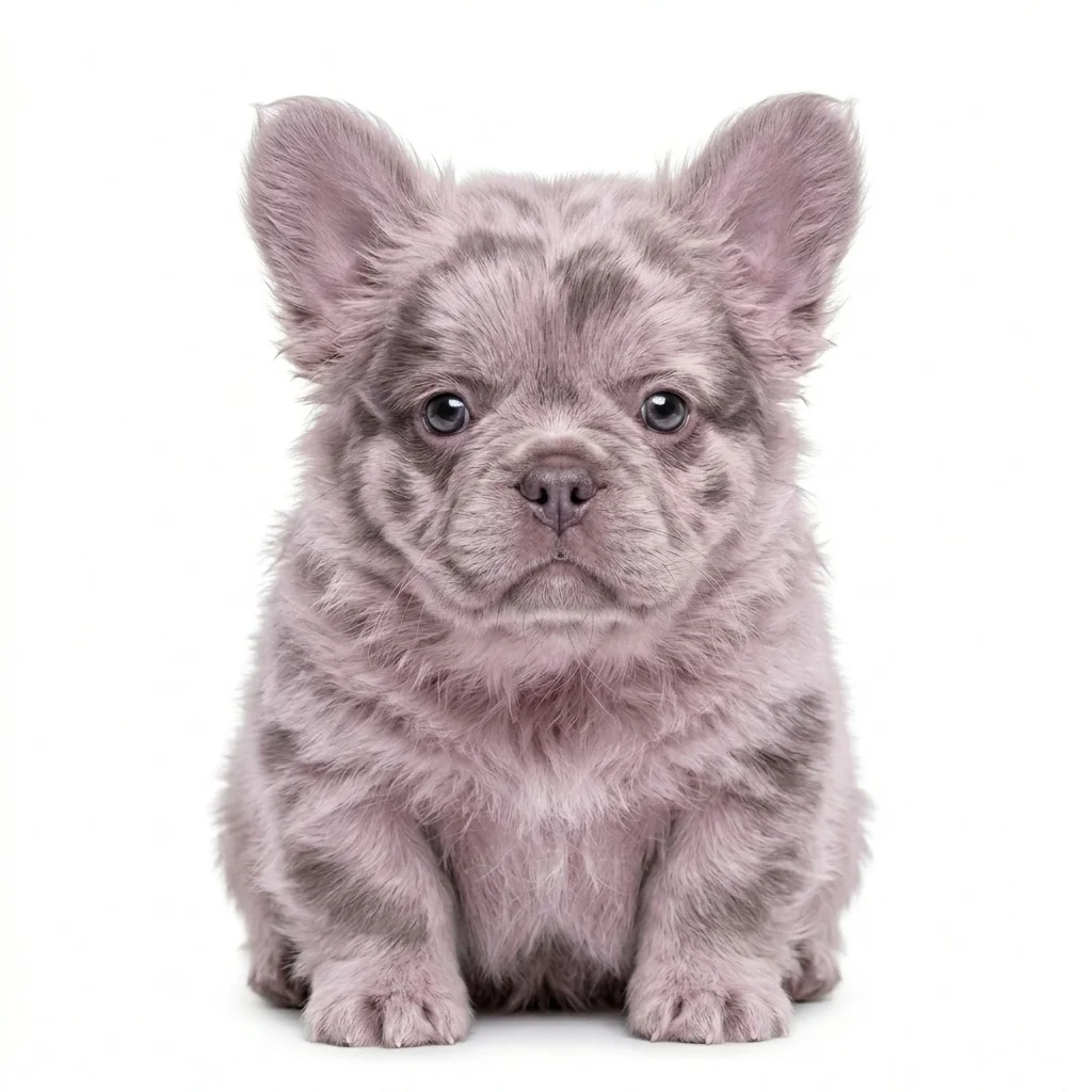 Bulldog Francés Fluffy Lilac Merle en Ciudad de México