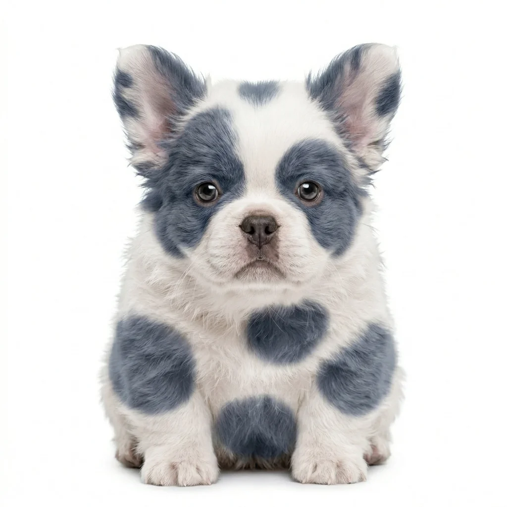 Bulldog Francés Fluffy Pied Blue en Ciudad de México